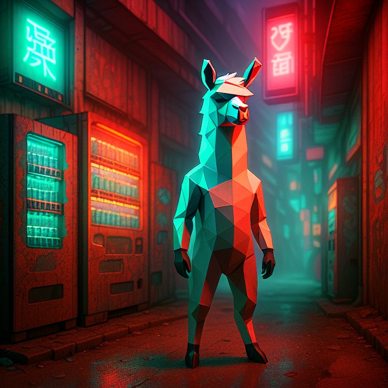 Low Poly Alpaca